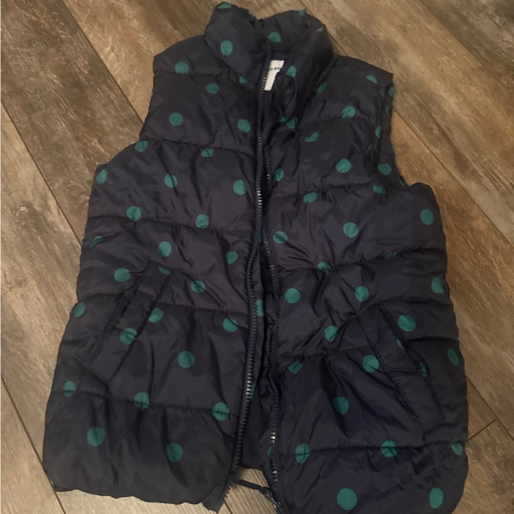 Old Navy Girls Puffer Vest girls large 10-12 great condition